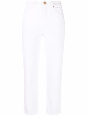 Lorena Antoniazzi high-waist cropped jeans - White