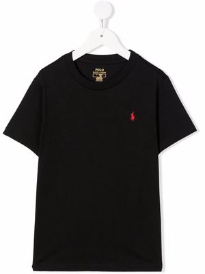 Ralph Lauren Kids Pony logo crew-neck T-shirt - Black