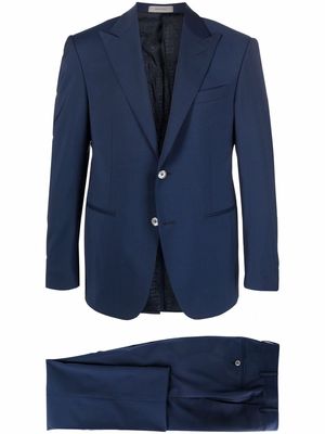 Corneliani virgin wool-blend suit - Blue
