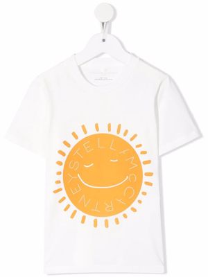 Stella McCartney Kids graphic-print short-sleeved T-shirt - White