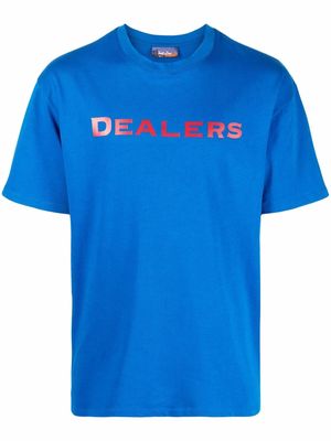 Just Don Dealers-print short-sleeve T-shirt - Blue