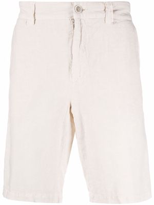 120% Lino linen Bermuda shorts - Neutrals