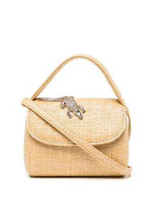 Amélie Pichard Baby Abag linen crossbody bag - Brown