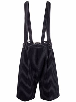 Isabel Marant pinstripe tailored shorts - Blue