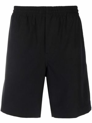 MSGM elasticated waistband track shorts - Black