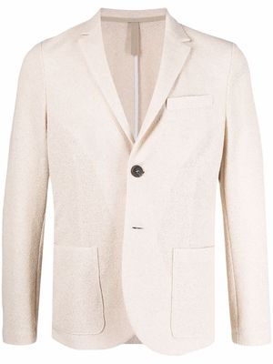 Harris Wharf London single-breasted cotton-blend blazer - Neutrals