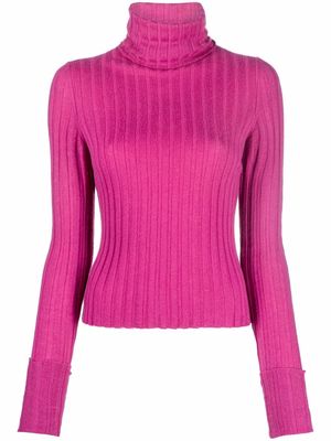 Chanel Pre-Owned 2004 ribbed knit cashmere jumper - Pink