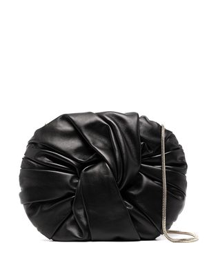 REE PROJECTS Lily ruched shoulder bag - Black