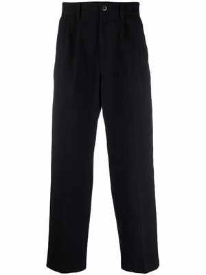 Barena wide-leg straight trousers - Black