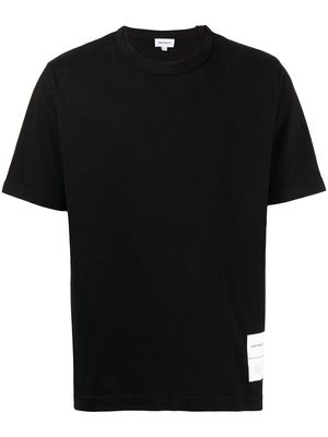 Norse Projects logo-patch short-sleeved T-shirt - Black