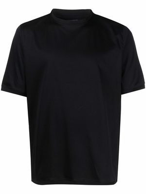 Kiton high-neck cotton T-shirt - Black