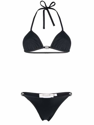 1017 ALYX 9SM halterneck draped bikini set - Black