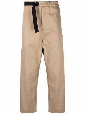 OAMC belted cropped trousers - Neutrals