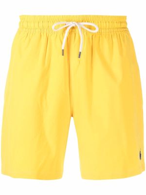 Polo Ralph Lauren logo drawstring swim shorts - Yellow