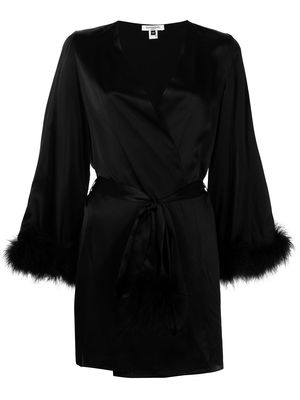 Gilda & Pearl Kitty short robe - Black