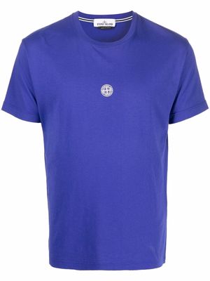 Stone Island graphic-print cotton T-shirt - Blue