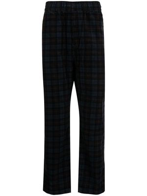 Carhartt WIP corduroy check-print trousers - Blue