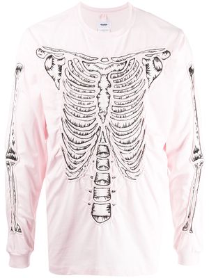 Doublet skeleton long-sleeve T-shirt - Pink
