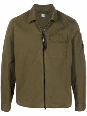 C.P. Company zip-up shirt jacket - Green