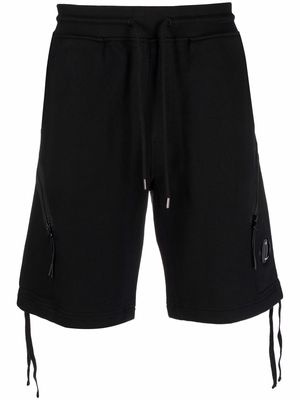 C.P. Company zip-pocket track shorts - Black