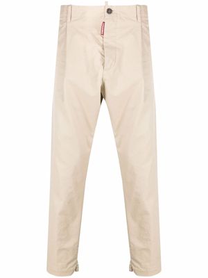 Dsquared2 cropped tapered chinos - Neutrals
