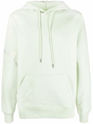 Daily Paper Captain logo-trim pullover hoodie - Green