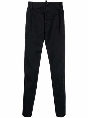 Dsquared2 logo-panel straight trousers - Black