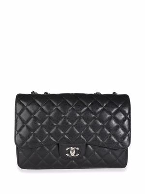 Chanel Pre-Owned Jumbo Double Flap shoulder bag - Black