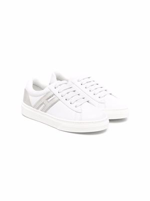 Hogan Kids H365 lace-up sneakers - White