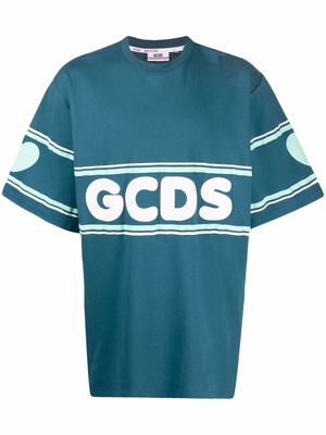 Gcds Cute Tape logo T-shirt - Blue