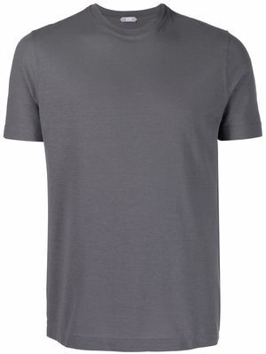 Zanone short-sleeved cotton T-shirt - Grey