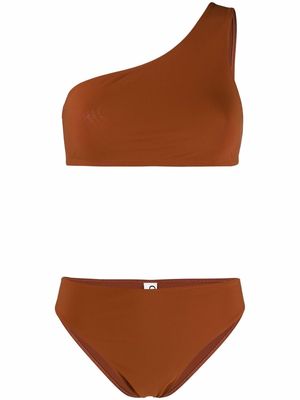 LIDO one-shoulder bikini - Brown