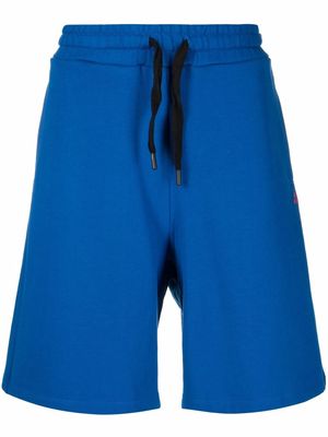 Peuterey embroidered-logo bermuda shorts - Blue