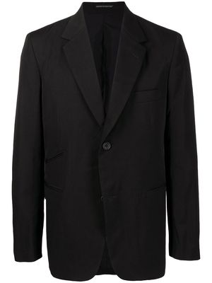 Yohji Yamamoto boxy-cut blazer - Black