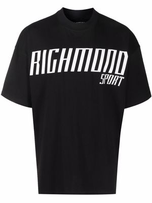 John Richmond logo-print crew-neck T-shirt - Black