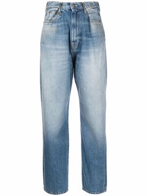 R13 high-waisted wide-leg jeans - Blue