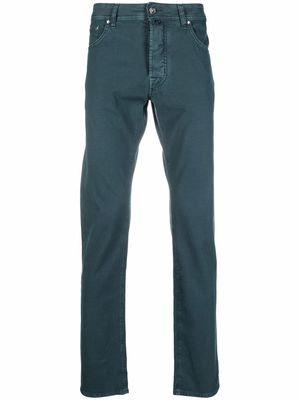 Jacob Cohen straight-leg mid-rise jeans - Green