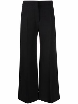 Jil Sander cropped flared trousers - Black