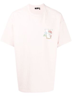 FIVE CM graphic-print short-sleeve T-shirt - Pink