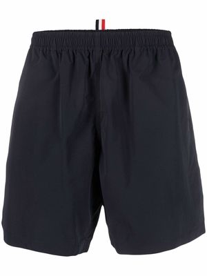 Thom Browne elasticated waistband track shorts - Blue