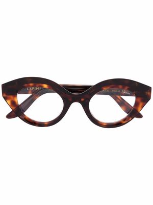 Lapima Nina Petit cat-eye glasses - Brown