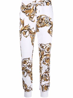 Versace Jeans Couture baroque-pattern track pants - White