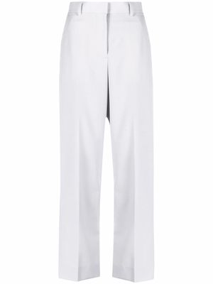 sacai side-stripe straight-leg trousers - Grey