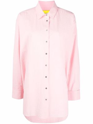 Marques'Almeida XXXL oversized long-sleeve shirt - Pink