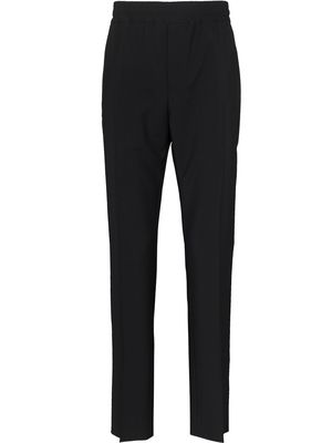 Salvatore Ferragamo elasticated-waist tapered trousers - Black