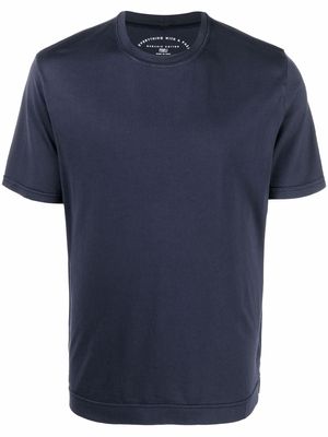 Fedeli crewneck shortsleeved T-shirt - Blue