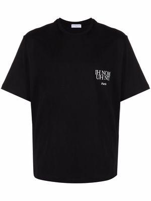 Ih Nom Uh Nit graphic-print logo T-shirt - Black