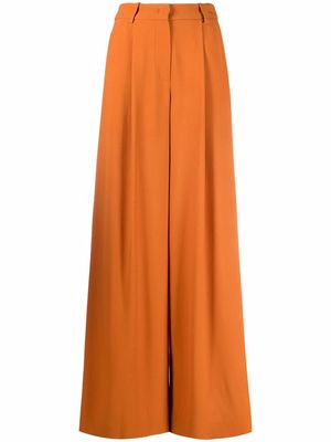 Federica Tosi wide-leg tailored trousers - Orange