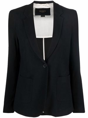Seventy single-breasted blazer - Black