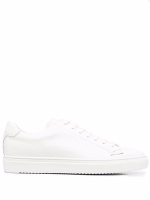Doucal's low-top lace-up sneakers - White